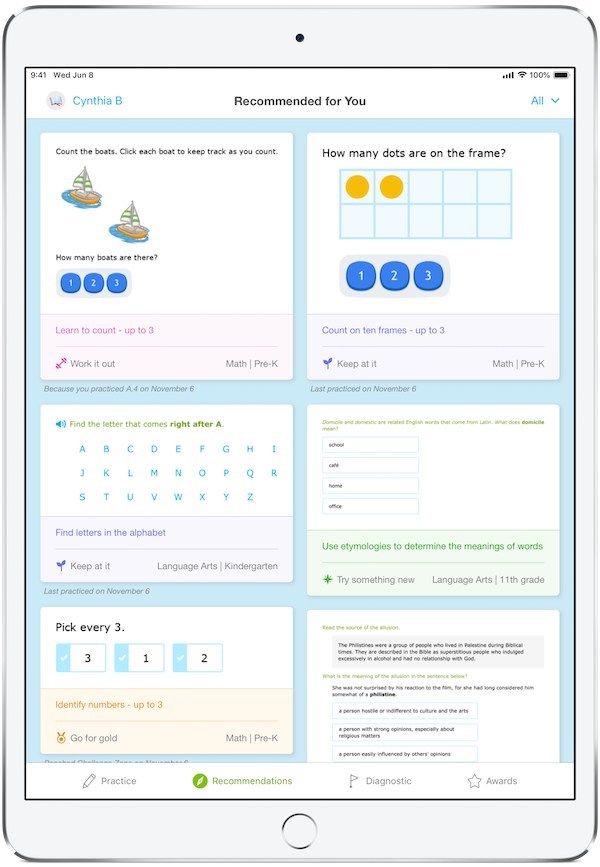 IXL has won the prestigious CODiE award for Best Educational App for the third time. IXL has won the prestigious CODiE award for Best Educational App for the third time.