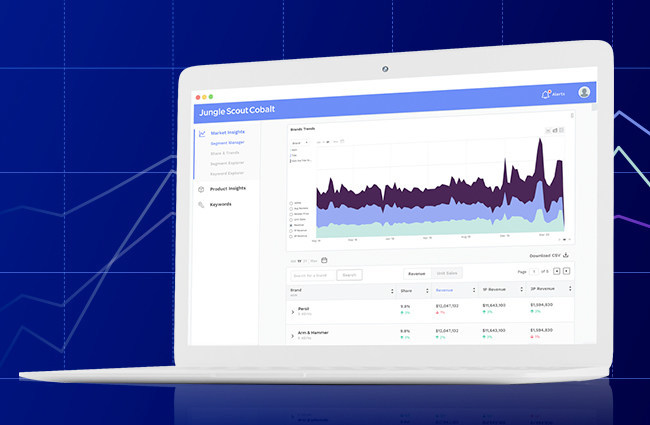 Processing more than one billion data points every day, Cobalt offers unparalleled intelligence, including market share, segment and trend analysis, competitive insights, and content optimization ? all informed by the industry's most accurate Amazon sales data.