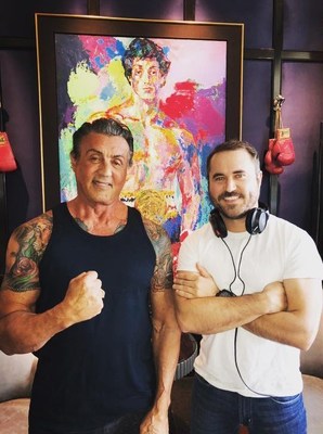 Sylvester Stallone and Becoming Rocky Director Derek Wayne Johnson (PRNewsfoto/Branded Studios)