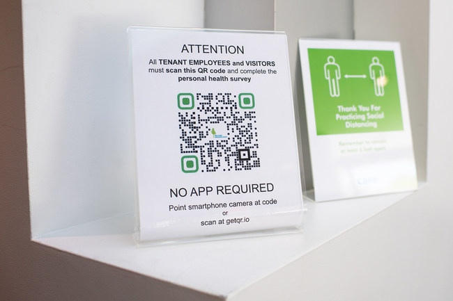 The Tapple Health Screener in use at 3 Burlington Woods, Burlington, MA. The Tapple Health Screener in use at 3 Burlington Woods, Burlington, MA.