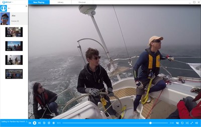 RealPlayer 20/20_ AI powered  PC media player_search for personal video of son, and the exact moment he's at the helm of sailboat.