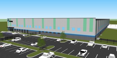Architectural rendering of our new facility in Vineland, NJ