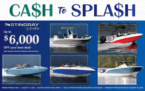 Stingray Boats Launches Their 2020 "CASH TO SPLASH" Special - Ingman Marine