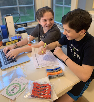 Middle School Brothers Spark A Movement--3D Printing Thousands Of Mask Extenders For Frontline Workers