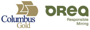 Columbus Gold Unveils a New Name and Trading Symbol: Orea Mining, TSX: OREA