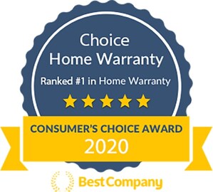 Best Company, LLC Recognizes Choice Home Warranty with the 2020 Consumer's Choice Award