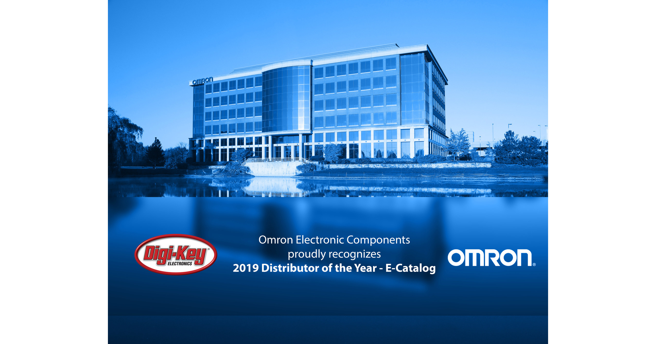 DigiKey Electronics Named Distributor of the Year ECatalog by Omron