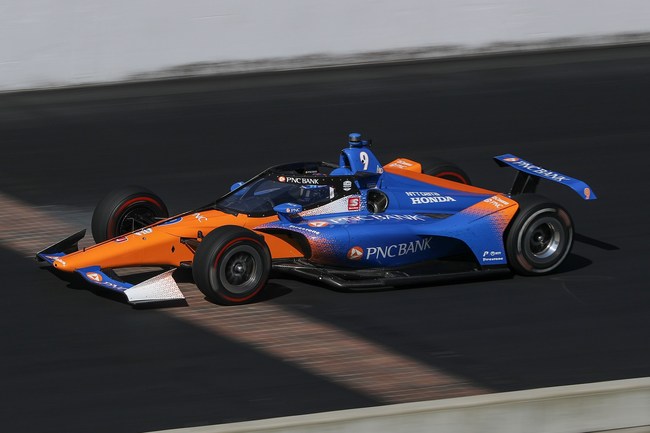 PNC Bank Car features the new Racing Optics Tearoffs on The New Aeroscreen