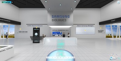 Samsung Biologics Virtual Exhibition Hall Reception Area