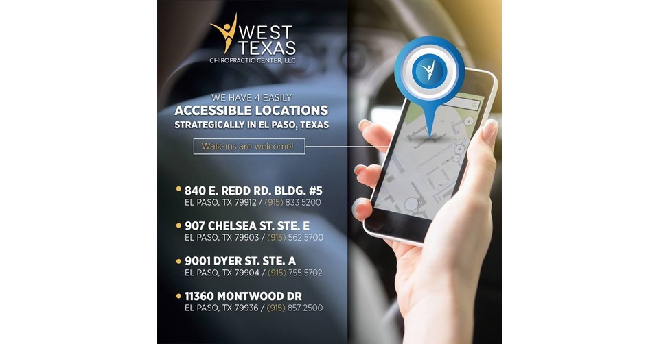West Texas Chiropractic Center, LLC. In El Paso, Texas Launches New