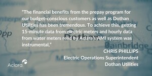 Water and Electric Combination Utility in the City of Dothan, Alabama Selects Aclara's Advanced Metering Infrastructure Solution