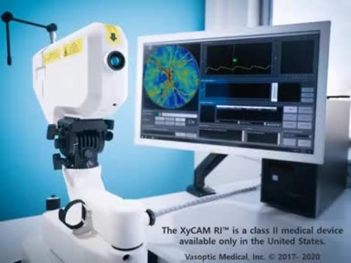 The XyCAM RI provides dynamic retinal blood flow information noninvasively.