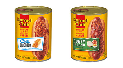 Hormel® Chili Cheese Chili and Hormel® Coney Island Chili
