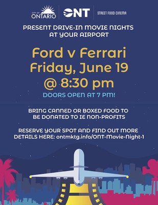 Tired Of Being Cooped Up? How About A Drive-in Movie At Ontario Airport ...