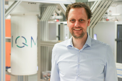 IQM's CEO and Co-founder Dr Jan Goetz at IQM's new lab, in Espoo, Finland (PRNewsfoto/IQM Finland Oy)