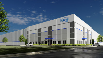 Lowe’s Canada will operate a new distribution centre in the Greater Calgary Area. The new 1,230,000-square-foot facility is expected to open in the fall of 2021 and will represent a joint investment of more than $120 million. (CNW Group/Lowe's Canada)