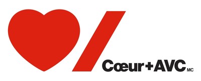 Logo : Coeur + AVC (Groupe CNW/Fondation des maladies du coeur et de l'AVC)