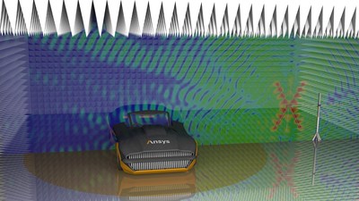 Ansys EMA3D Cable simulation: radiated immunity test of a vehicle