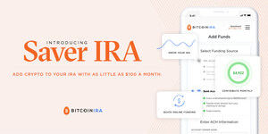 Bitcoin IRA™ Launches An All-New Crypto Savings Program, Called Saver IRA™ For Retirement Investors