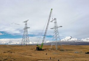 Zoomlion's ZCC1800H Crawler Crane Pushes the Limits in High-altitude Mega Project