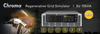 New 3U Height 15kVA Grid Simulator Upgrades Testing to a Higher Level