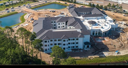 Watercrest Senior Living Group and The St. Joe Company proudly announce construction is more than 60% complete at Watercrest Santa Rosa Beach Assisted Living and Memory Care in Santa Rosa Beach, Fla.