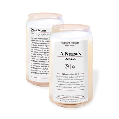Thank you Nurses! Courage Candles are the perfect gift for Christians wanting to encourage and show gratitude.