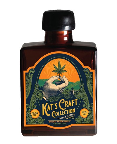 Kat's Craft Collection is a limited-edition 32:1 CBD:thc ratio sublingual blend of CBD and CBDa. The inaugural product from Kat’s Craft Collection is sourced from a locally grown T[ennessee}-1 hemp variety which contains high cannabinoid content and other essential terpenes. The proprietary blend provides mood-boosting benefits associated with CBD, in addition to the digestion aid, and pain and nausea relief attributed to CBC. More information is found at www.katscraftcollection.com.