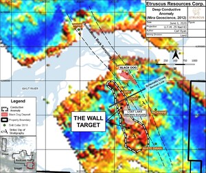 Etruscus Discovers "The Wall," a Large-Scale Target 10 Times Deposit Footprint