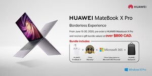 Huawei expands Canadian consumer product line-up with launch of beautiful, cutting-edge 2020 notebook series (with up to $800 in whopping special bonuses!)