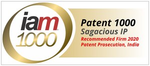 Sagacious IP Included in Recommended Firms for Indian Patent Prosecution in the Latest IAM 1000 Rankings