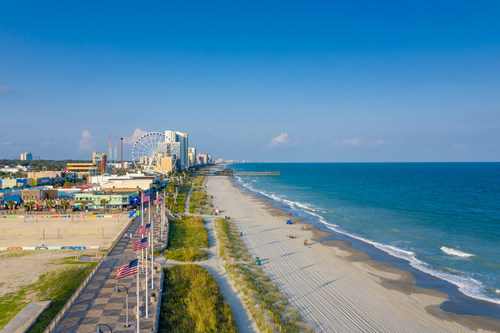 Myrtle Beach, South Carolina, is welcoming guests this summer to rediscover the destination and enjoy its wide open spaces, beautiful beaches and warm sunshine.