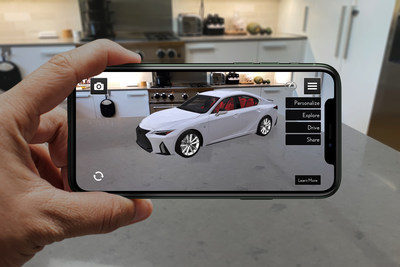 Lexus Reveals ‘Lexus AR Play’ App to Launch New 2021 IS