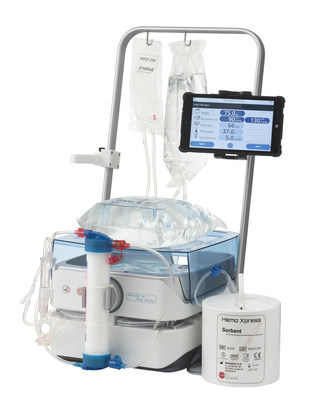 The first truly portable home hemodialysis device (PRNewsfoto/Debiotech SA)