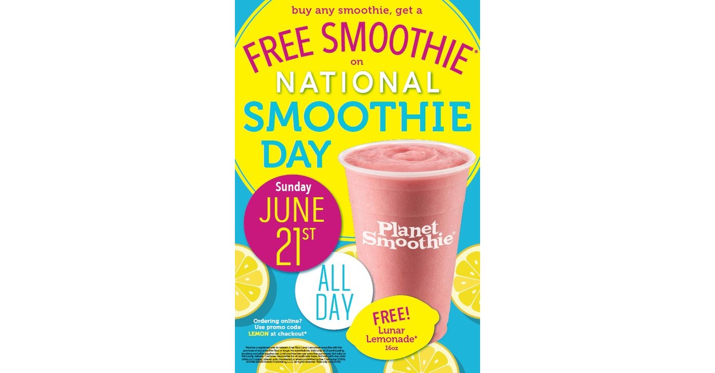 Celebrate National Smoothie Day with Smoothie