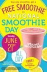 Celebrate National Smoothie Day with Planet Smoothie