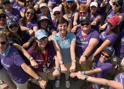 Customers, aka, Crew Members, gathered last year in solidarity and have a strong relationship bond with each other. "When you own an Abingdon watch, you become a part of a Crew of strong women who support each other," Founder and CEO, Abingdon Mullin says.
