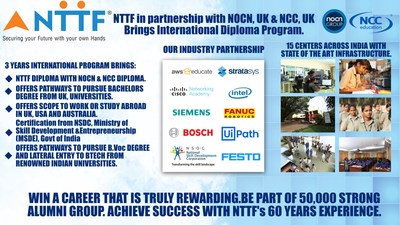 NTTF 's International Diploma Programs and Career Pathways