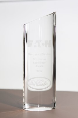 Eaton Awards Digi-Key the 2019 Electronics Division Distributor Excellence Award
