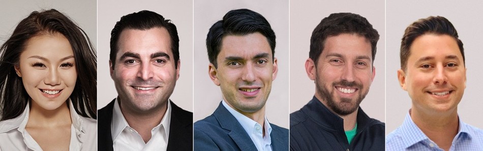 (LtoR): Sophie Bai, Paul Casinelli, Gregory Ekchian, Zack Morrison, and Carlos Rodriguez