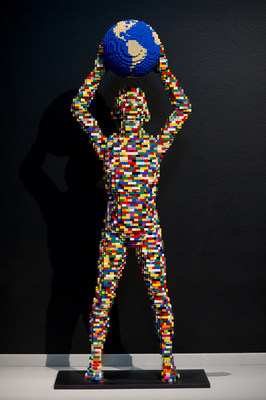 "Untitled" by renowned LEGO brick artist Nathan Sawaya. The global touring exhibition, The Art of the Brick, opens at the Denver Museum of Nature & Science on Thursday, June 25.