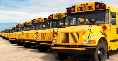 School Bus Bands help students find the right bus.