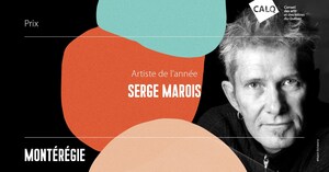 Serge Marois reçoit le Prix du CALQ - Artiste de l'année en Montérégie