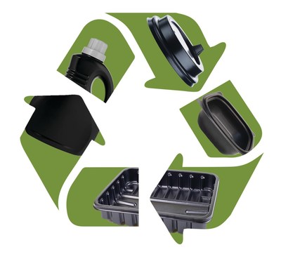 Recyclage de plastiques noirs dtectables  l'infrarouge (PRNewsfoto/The Shepherd Color Company)