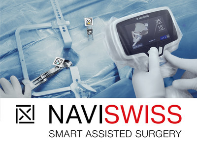 Naviswiss' handheld, image-free miniaturized surgical navigation systems to aid orthopedic surgeons in accurately implanting artificial joints.