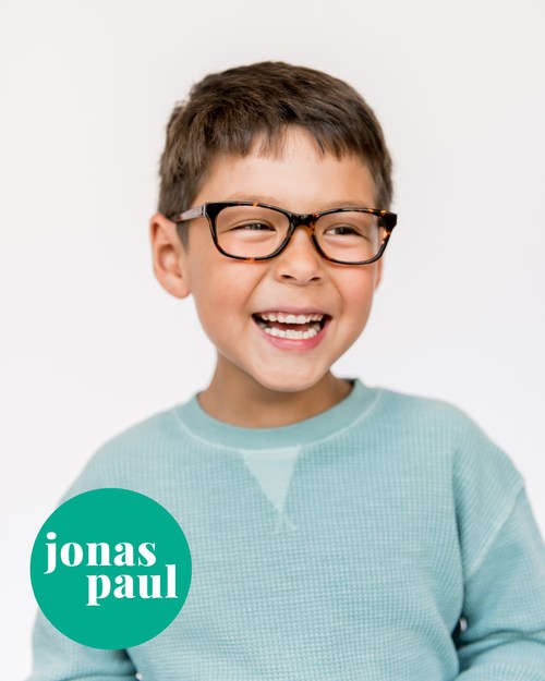 Jonas Paul Eyewear offers stylish and affordable glasses online for kids and teens. For each pair of glasses sold, they partner with a charitable organization to restore and maintain healthy vision to those in need around the world.