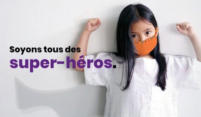 Soyons tous des super-hros (Groupe CNW/La Fondation de l'Hpital de Montral pour enfants)