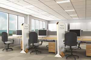Corrugated Partitions Help Answer COVID-19 Safety Issue for Businesses and Schools