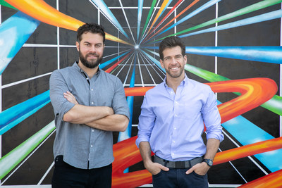 Brad Greiwe (left) and Brendan Wallace (right) co-founded Fifth Wall in 2016. The firm became a Certified B Corporation on April 10, 2020. Photographer: Rocco Ceselin