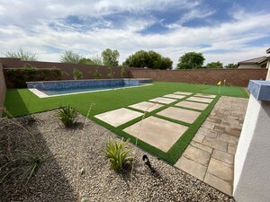 Artificial Grass Creates an Oasis for La Quinta Homeowners